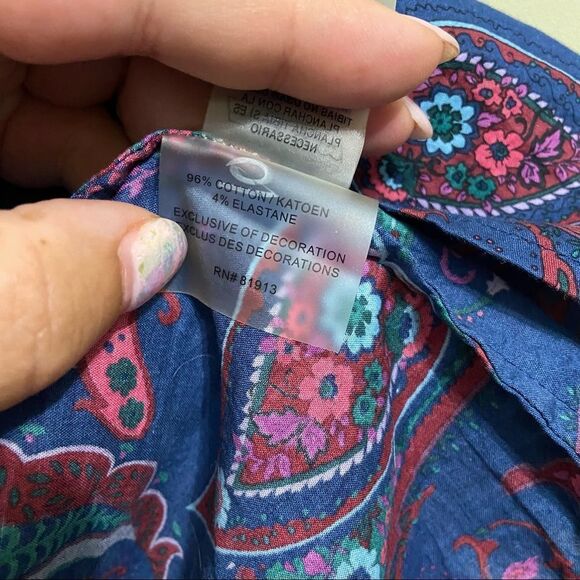 Robert Graham Sz Md Paisley Slim Fit - Picture 5 of 6